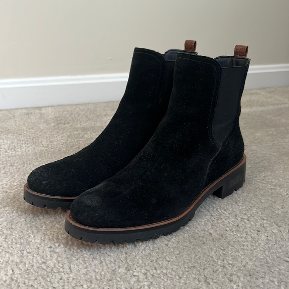 Sam Edelman 8.5 Women’s Black Suede Laguna Chelsea Boot